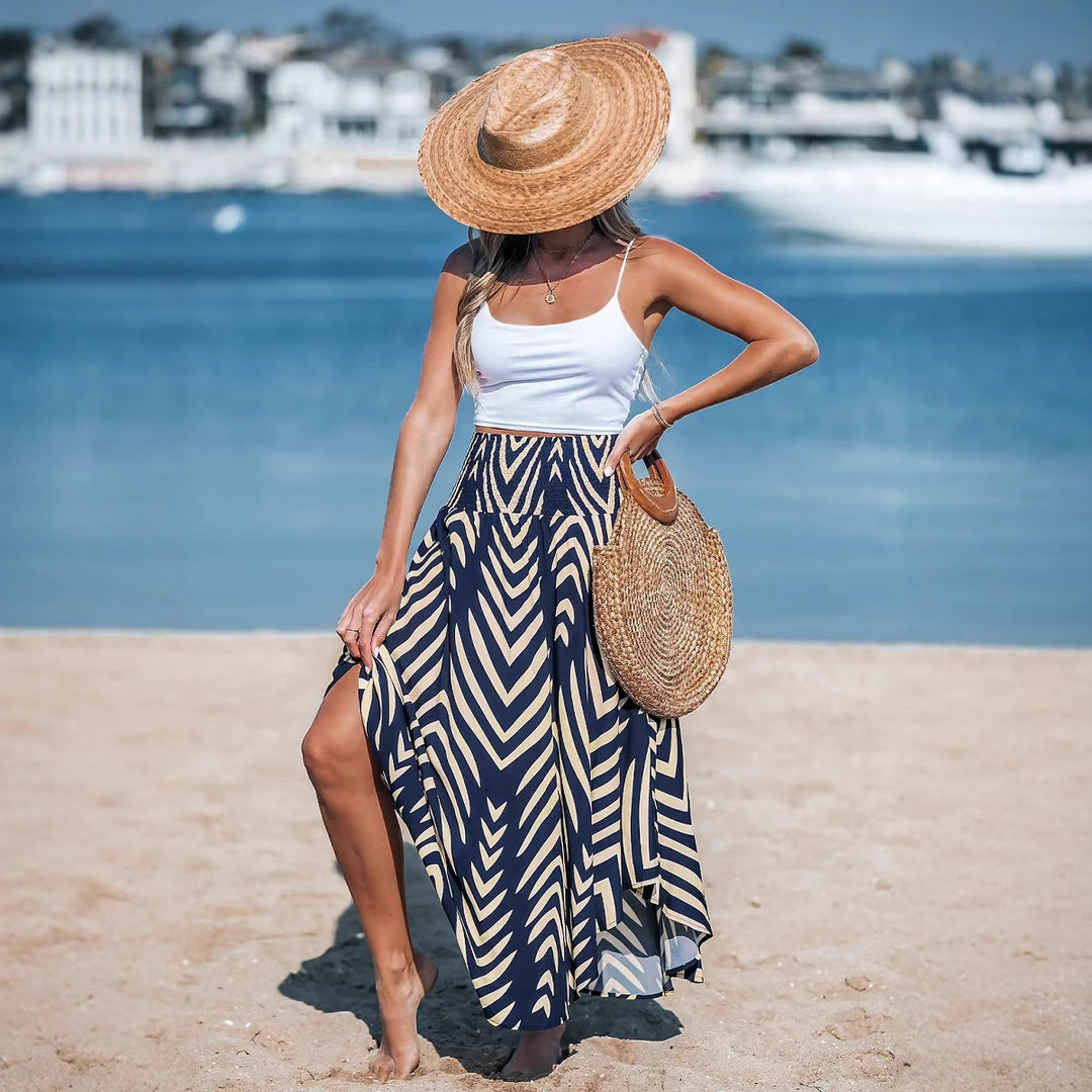 Dame High-Low Maxi Skirt Stilla