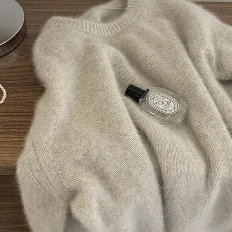 Damer Cozy Sweater lavet af fin strikblanding Stilla