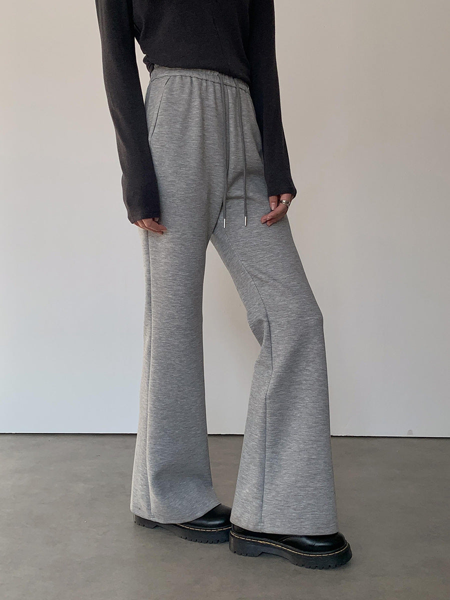 Dame brede Sweatpants med elastisk talje og afslappet pasform Stilla