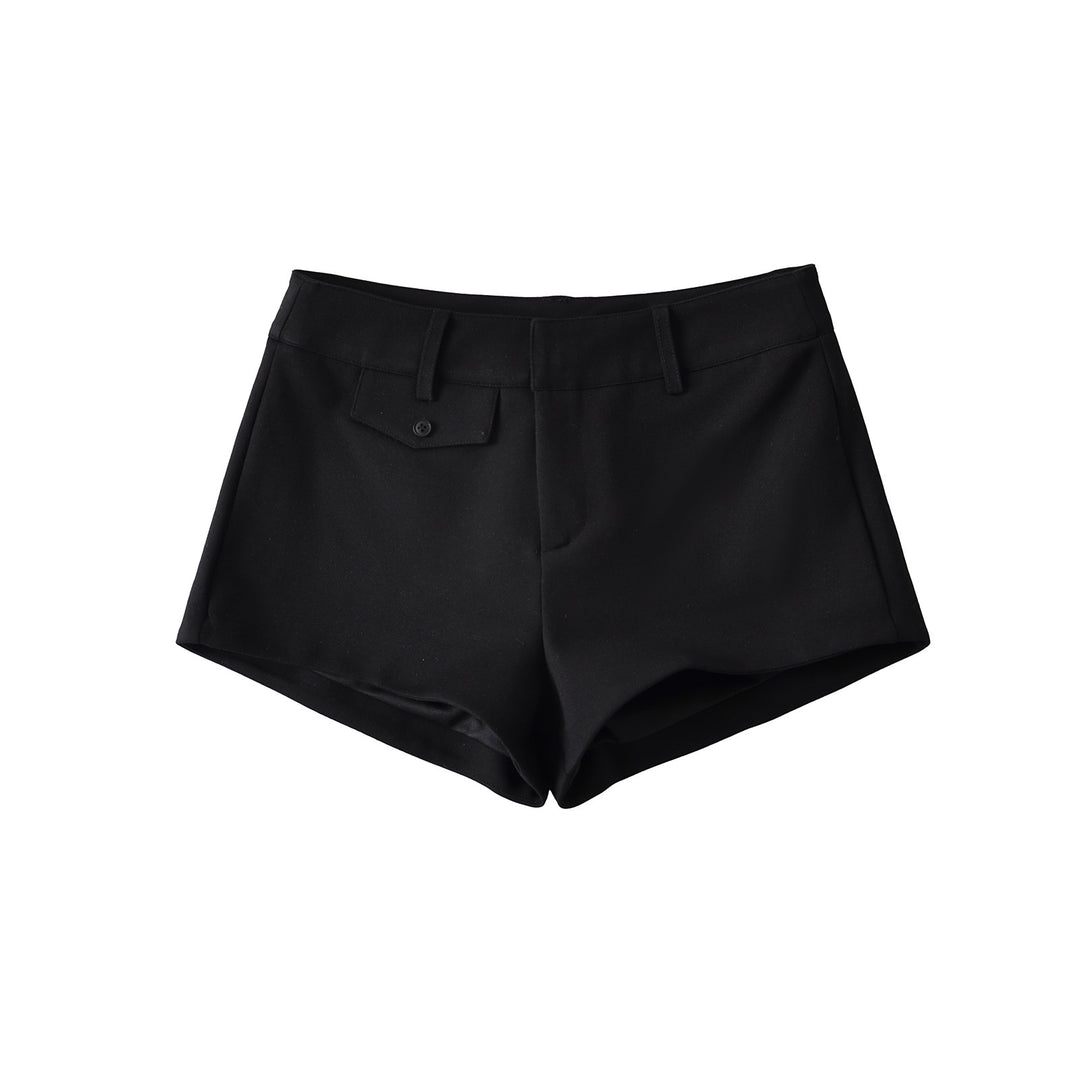Dame elegante fritidsshorts i minimalistisk design med høj kvalitetsstof og strækbart bånd Stilla