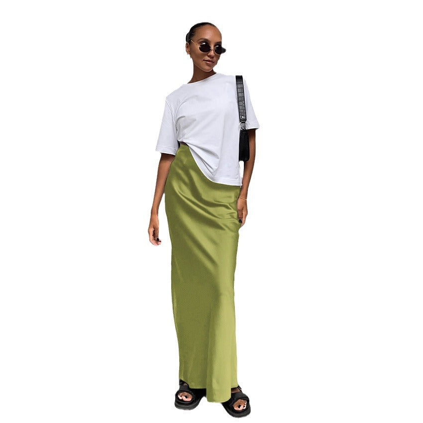 Dame Elegant Maxi-Nederdel Stilla