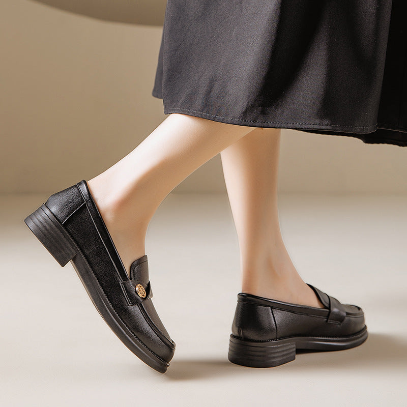 Femme Elegante Læder Slipper Stilla