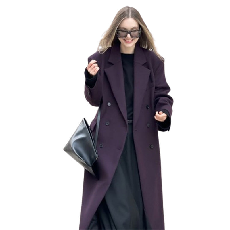 Dame Oversized Trenchcoat med lange ærmer og moderne snit Stilla