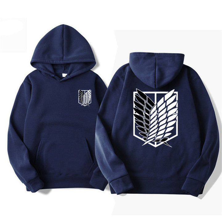 Kvinders hætte sweatshirt med klassisk anime design Skovae