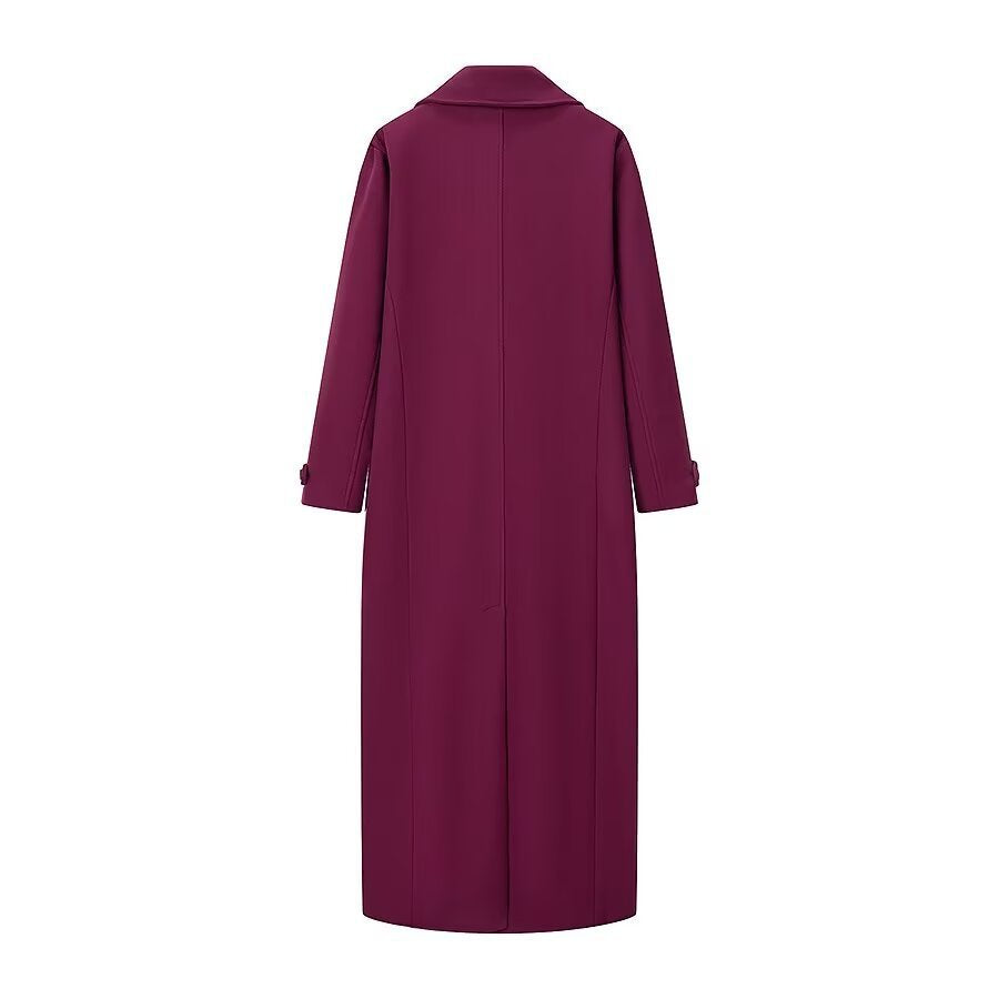 Kvindernes elegante trenchcoat med dobbeltknapdesign Stilla