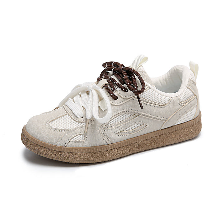 Dame Komfort-sneakers med innovativt snøresystem og åndbar mesh-overflade Stilla