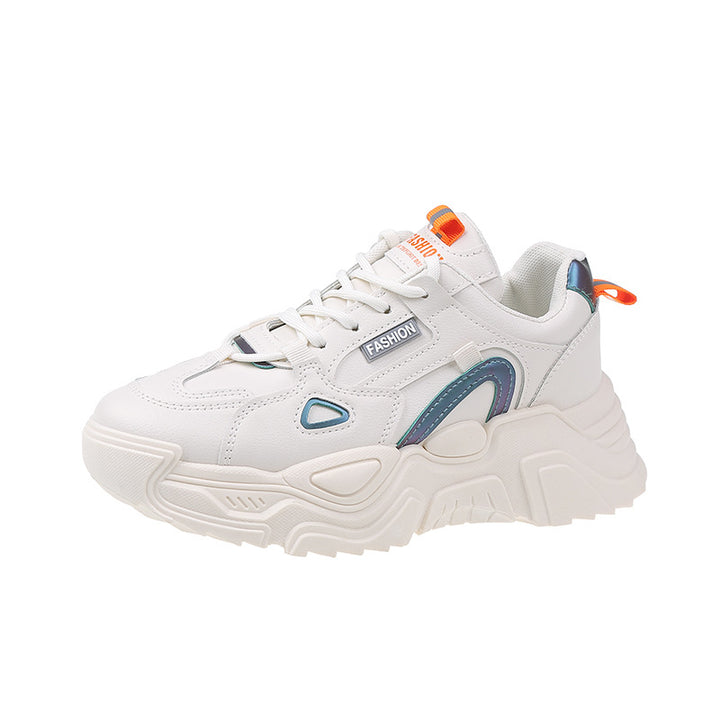 Dame Chunky Fashion Sneakers med innovativ dæmpning og farverige accenter Stilla