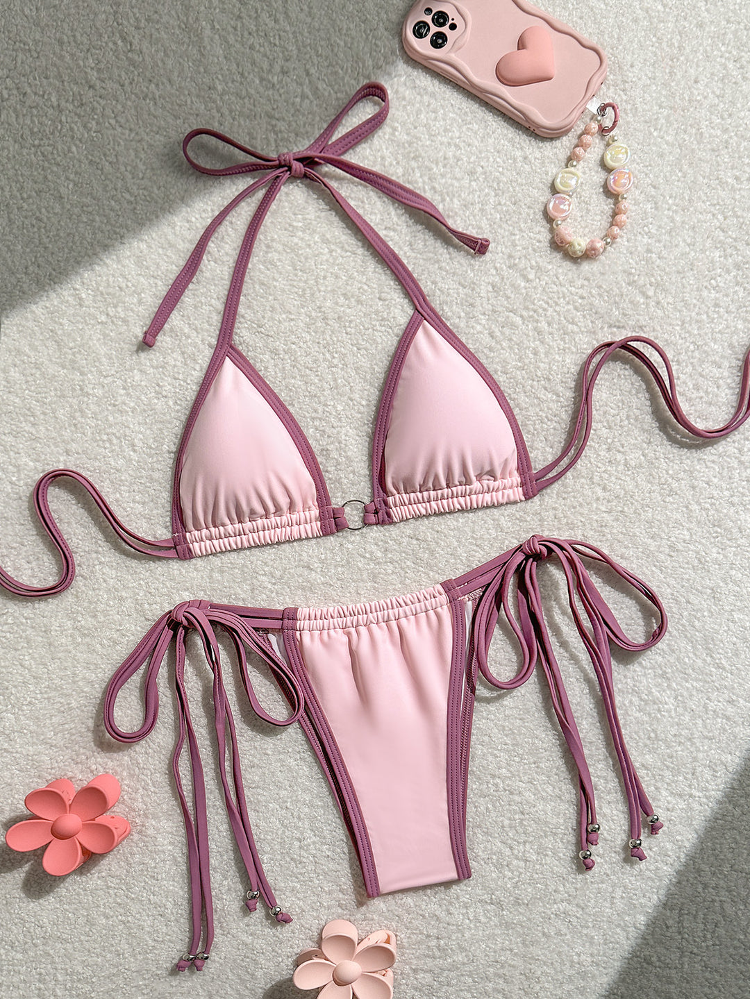 Dame Triangel-Bikini med fleksibelt bindesystem Skovae