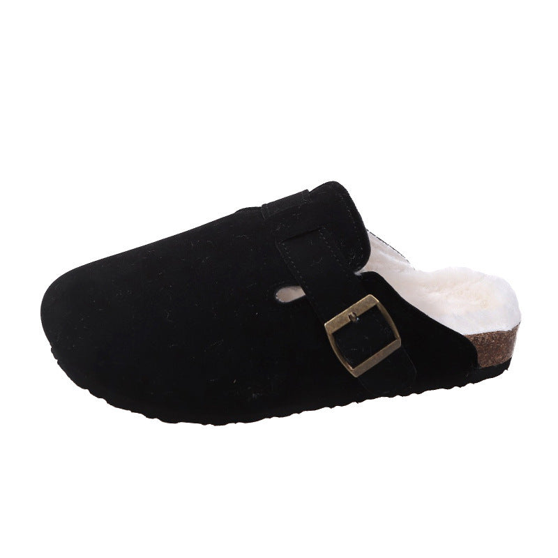 Dame clogs lavet af høj kvalitet nubuck læder med varmt for og skridsikker sål Stilla