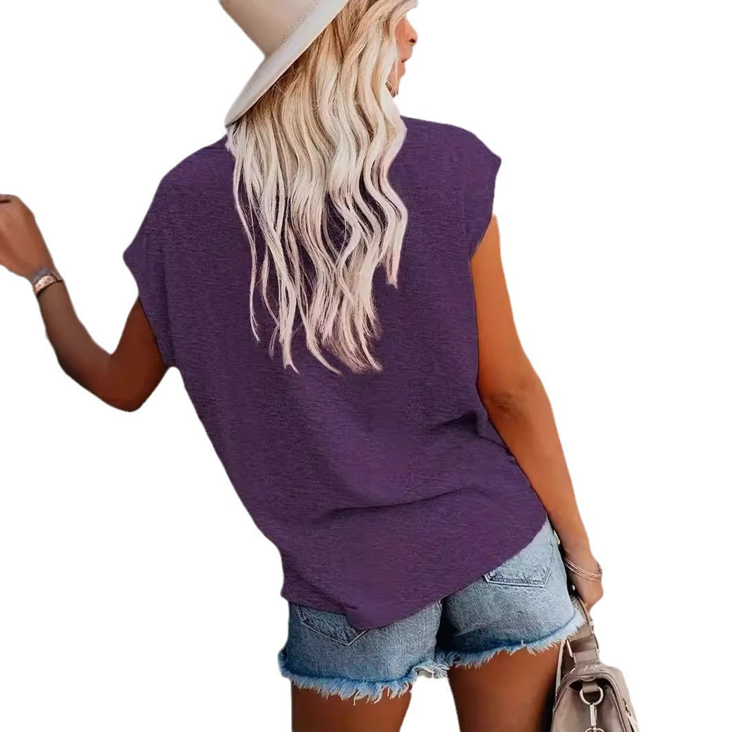 Dame Casual Oversized T-Shirt Stilla