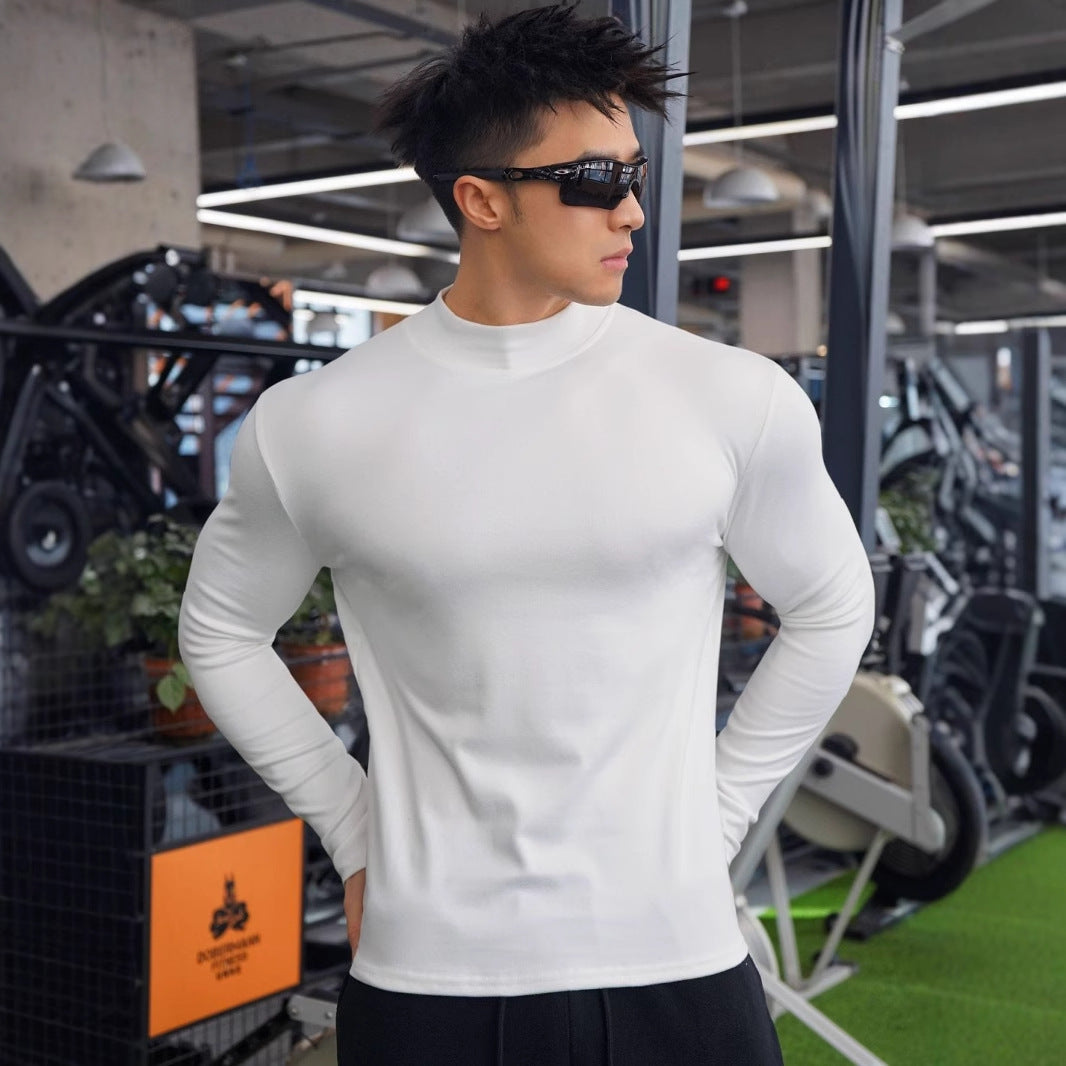 Herre Fitness Langærmet shirt med moderne snit og åndbar teknologi Stilla