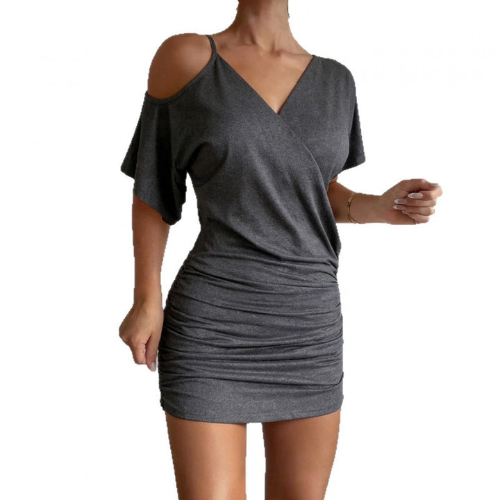 Damen Wickelkleid mit raffiniertem Schnitt Skovae