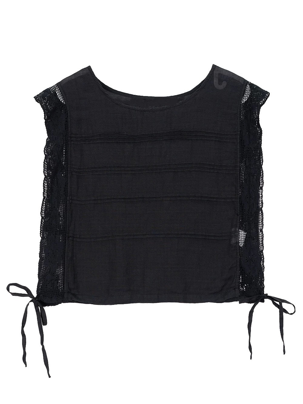Femme Spids-Detail Løst Skåret Top Stilla
