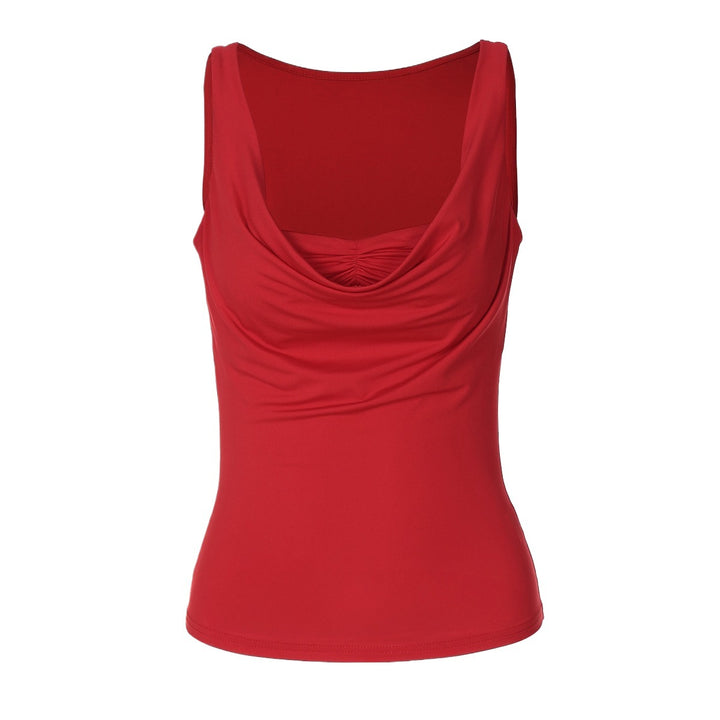Dame Cowl Neck Ærmeløs Top Stilla