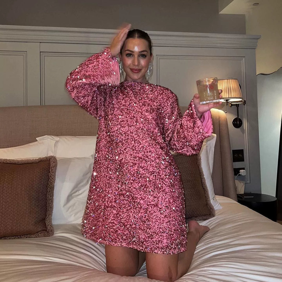 Stilla | Elegant Kjole Med Pailletter