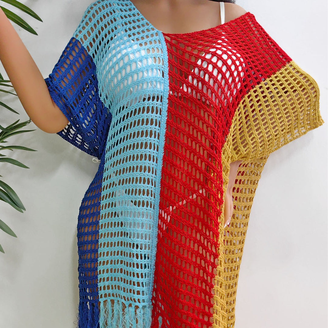 Dame luftig-transparent strandponcho Skovae