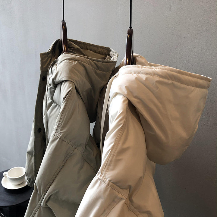 Dame quilted jacket med hætte og praktiske lommer Stilla