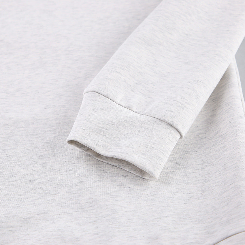 Damer Sporty sæt bestående af oversized sweatshirt og shorts med bredtalje Stilla