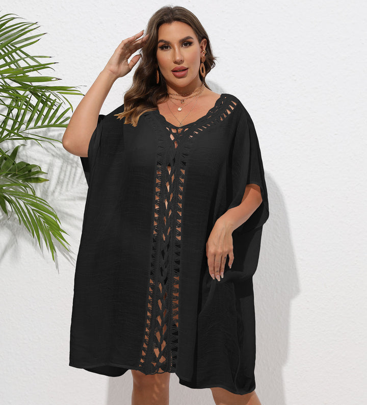 Dame Let Strand Kaftan Overgang Stilla