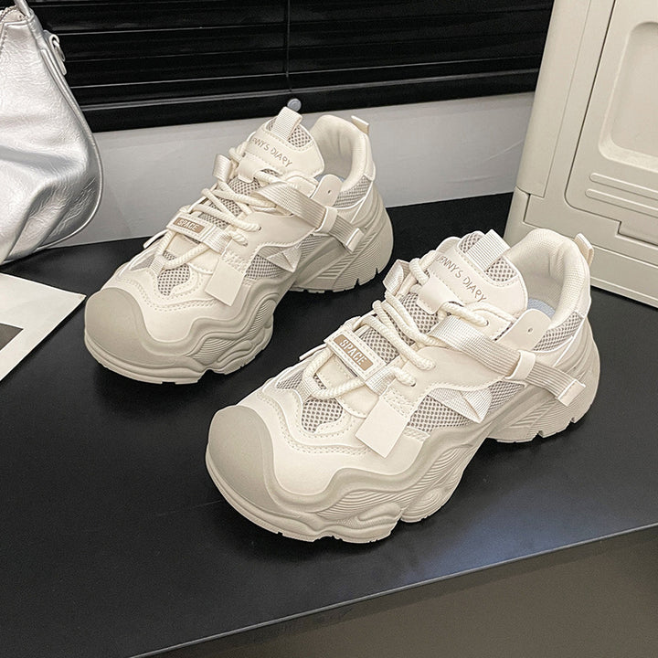 Dame Sporty Sneakers med åndbart mesh-overflade og dæmpende sål Stilla