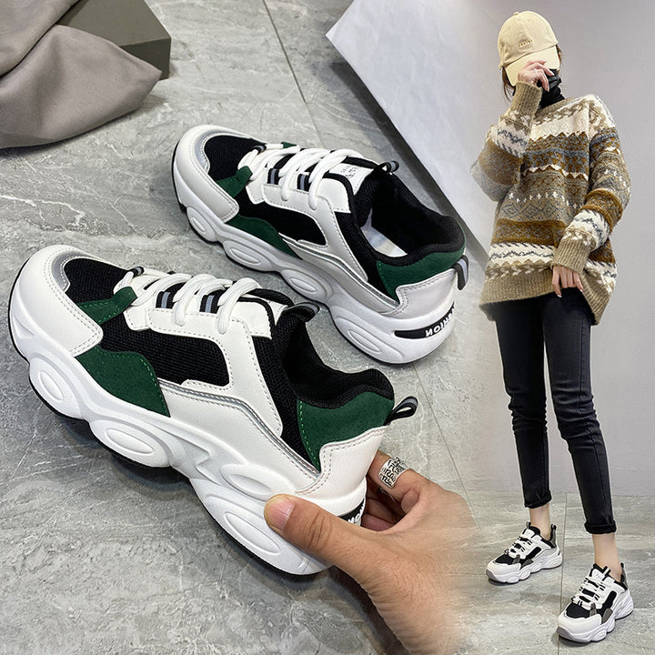 Dame Chunky Sneaker med åndbar mesh-overflade og struktureret sål Stilla