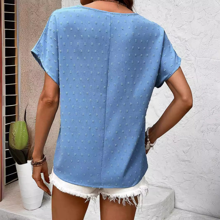 Dame Trendy Kortærmet Bluse Stilla