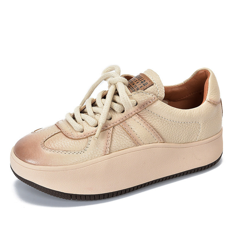 Dame Komfortable Sneakers i urban stil med tykk platformsål og åndbart overmateriale Stilla