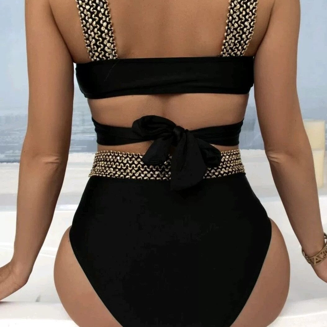 Dame High-Waist Designer Bikini Sæt Stilla