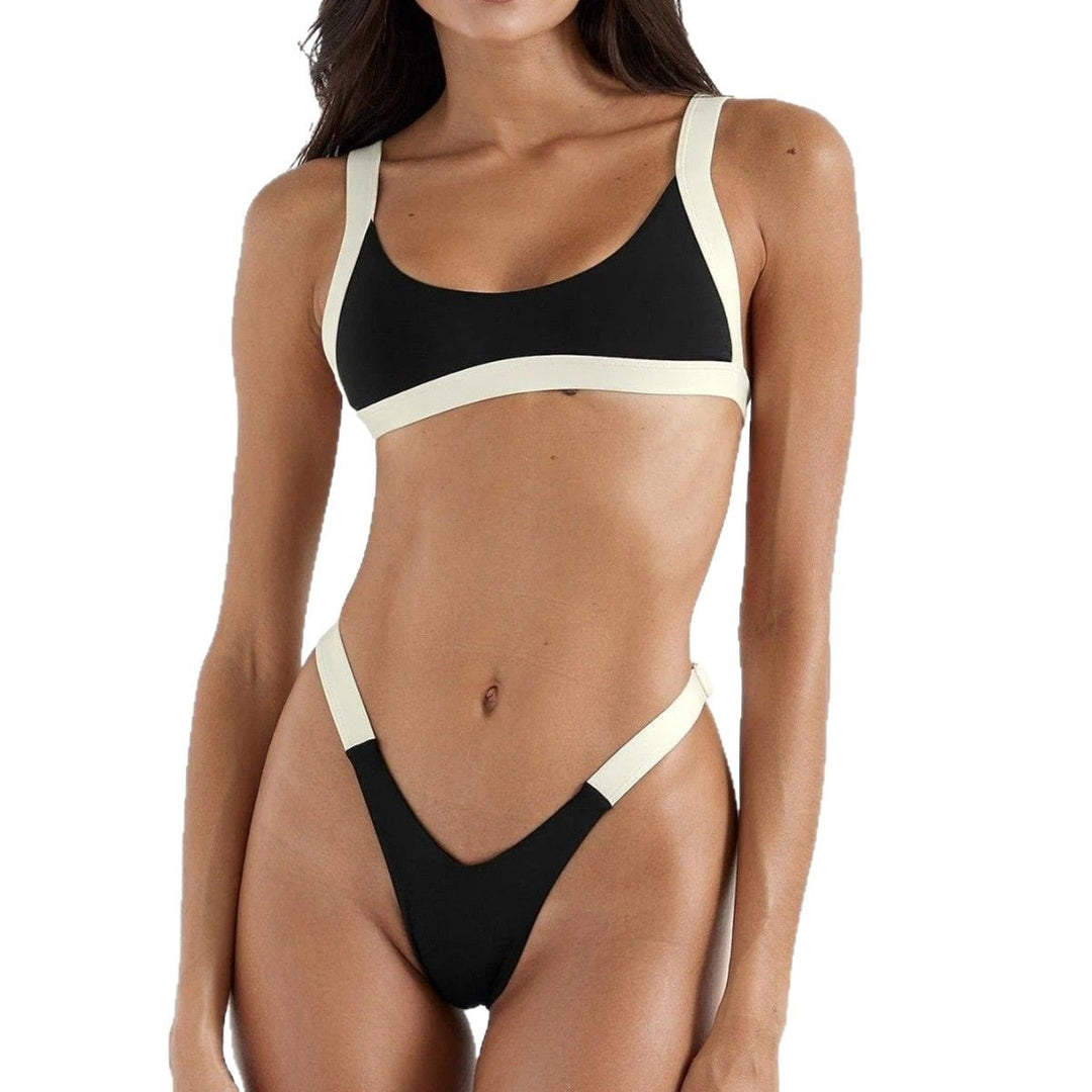 Dame Højt Skåret Sport Bikini Sæt Stilla