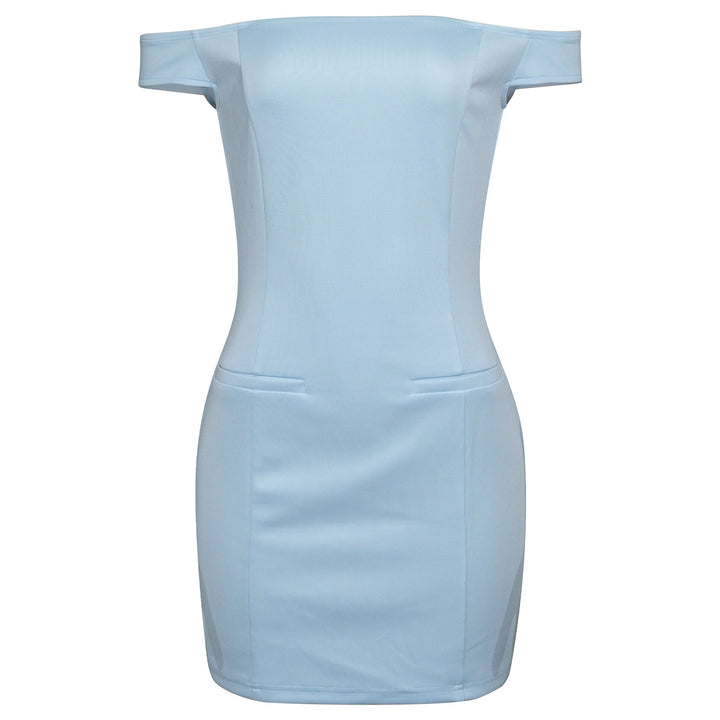 Dame Off-Shoulder Minikjole med figursyret schnit og elegante detaljer Stilla