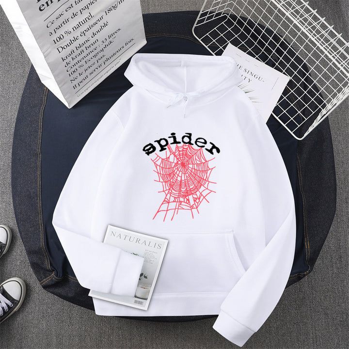 Kvinders hoodie med kreativ edderkoppemotiv Skovae