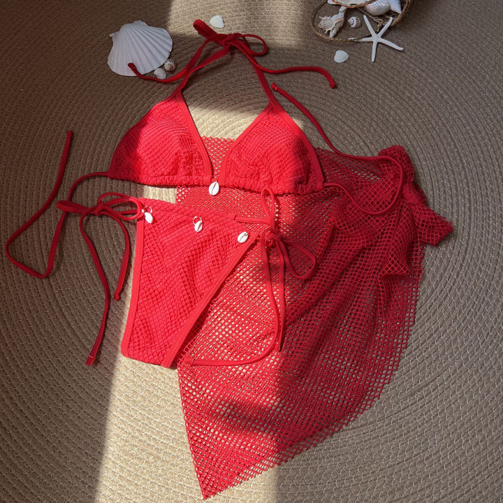 Dame Bikini-sæt med raffineret netdesign Stilla