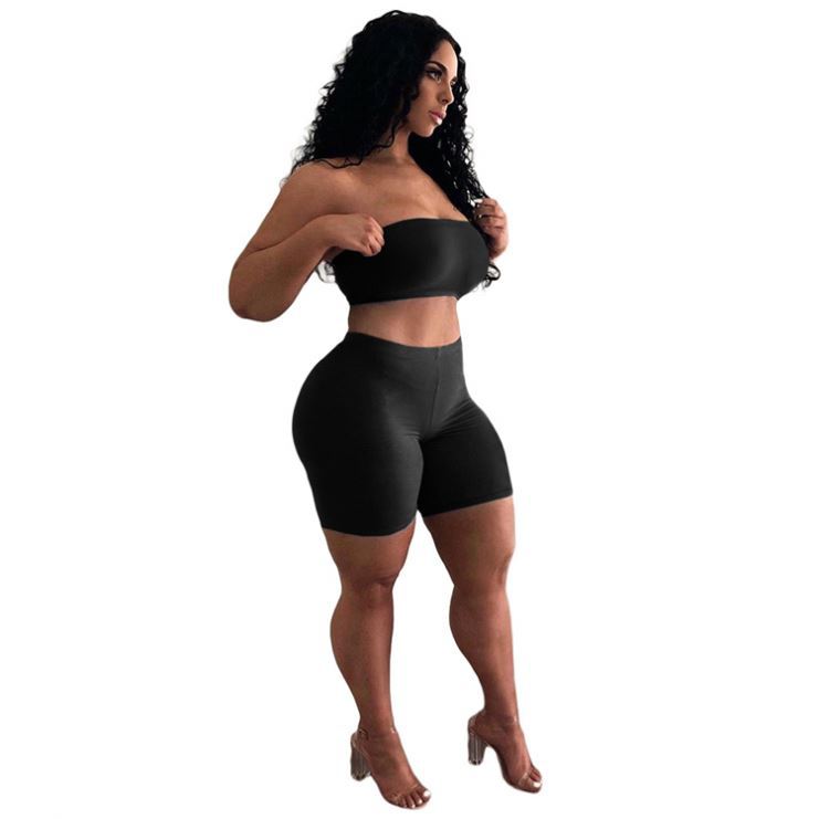 Dame Strapless Loungewear Sæt Stilla