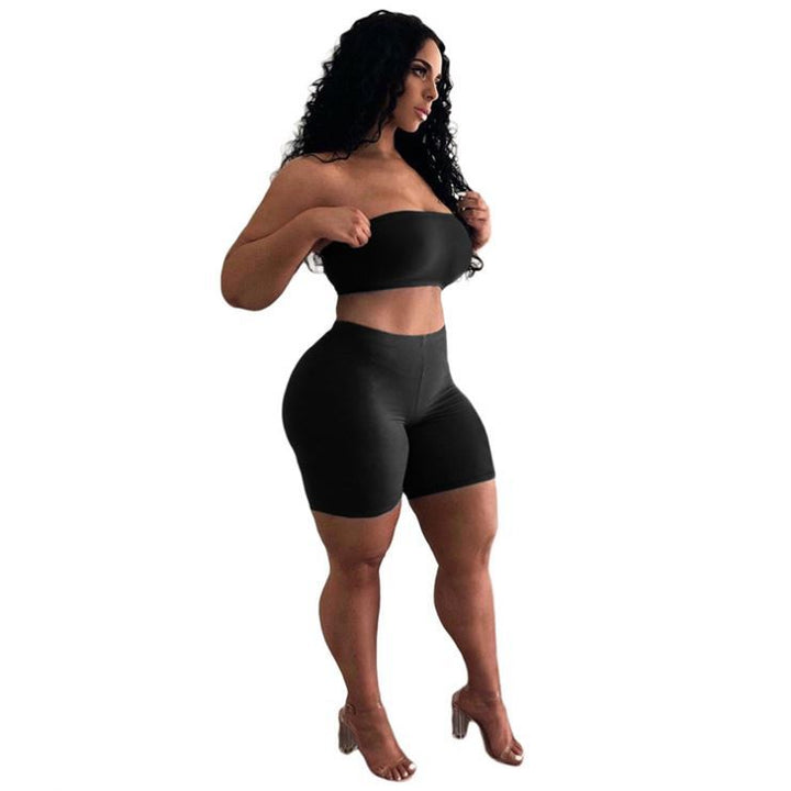 Dame Strapless Loungewear Sæt Stilla