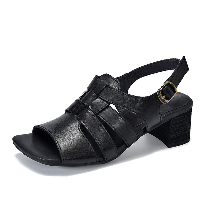 Dame Sling-sandaler med elegante remme og komfortabel hæl Stilla