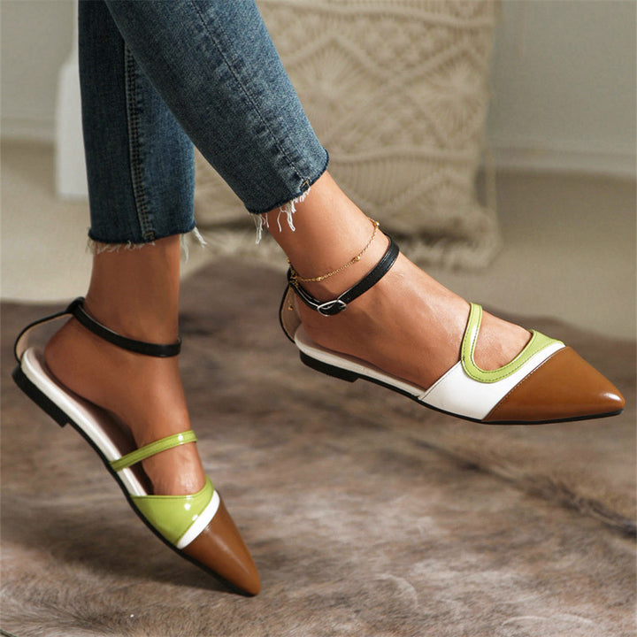 Dame Slingback Flats med moderne design og behagelig fodseng Stilla
