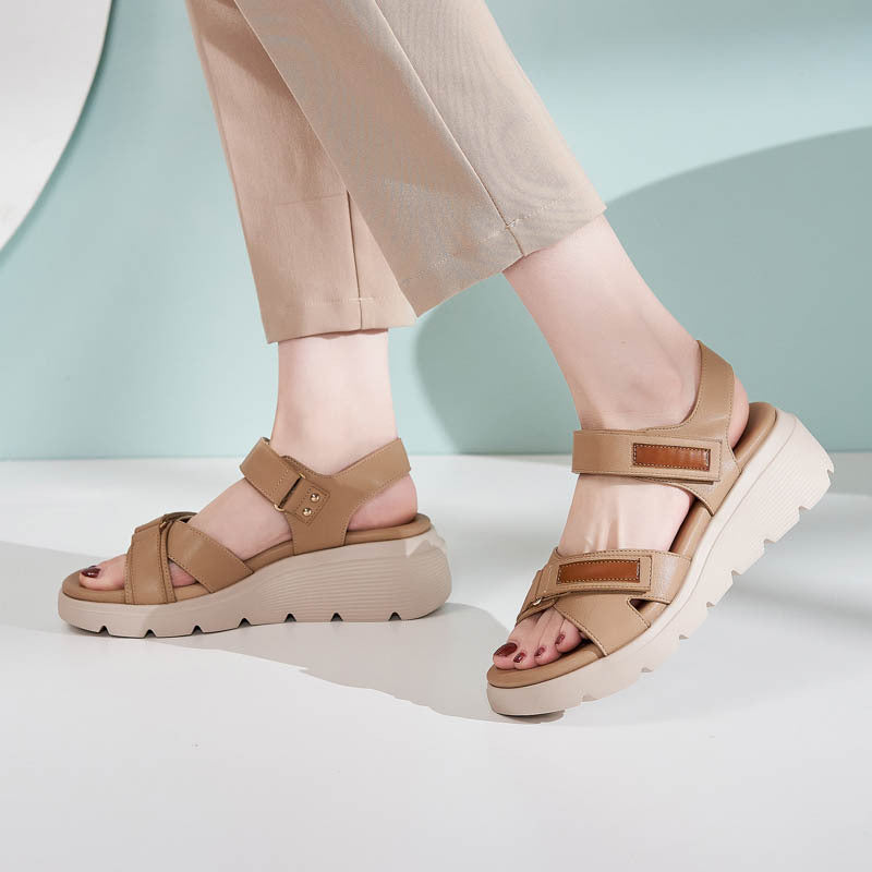 Dame Komfortable Plateau-Sandaler Stilla