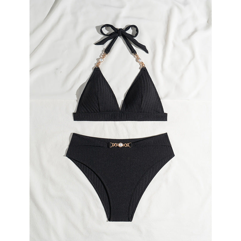 Elegante Rib-Bikini-Sæt til kvinder Stilla