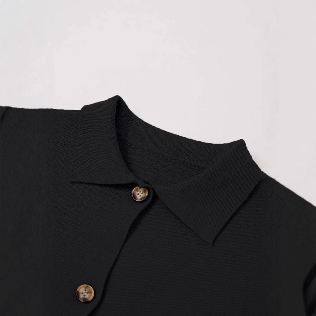 Dame mode kort jakke med elegante knapper Stilla
