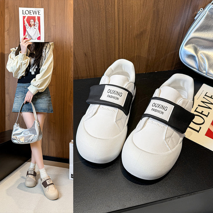 Dame Sporty Sneakers med Funktionel Velcro Stilla