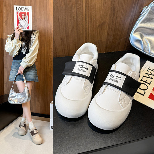 Dame Sporty Sneakers med Funktionel Velcro Stilla