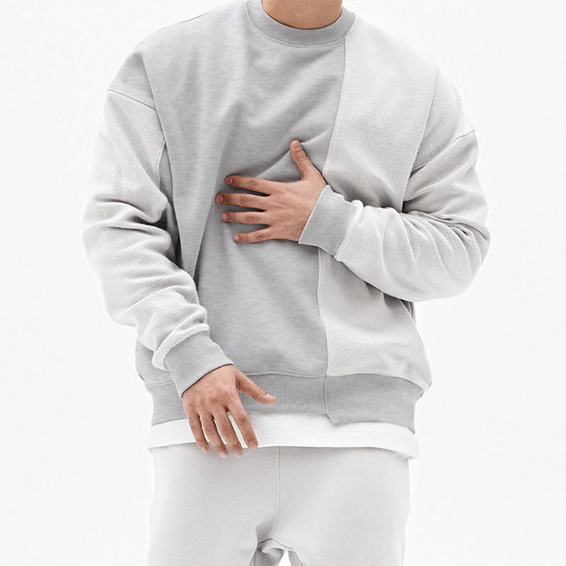 Herre Komfortabel Sweatshirt med moderne snit og høj krave Stilla
