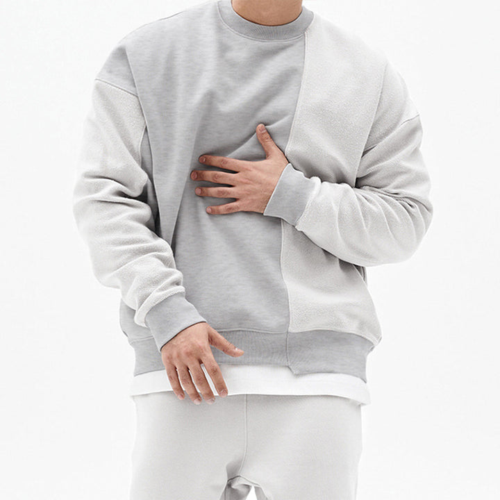 Herre Komfortabel Sweatshirt med moderne snit og høj krave Stilla