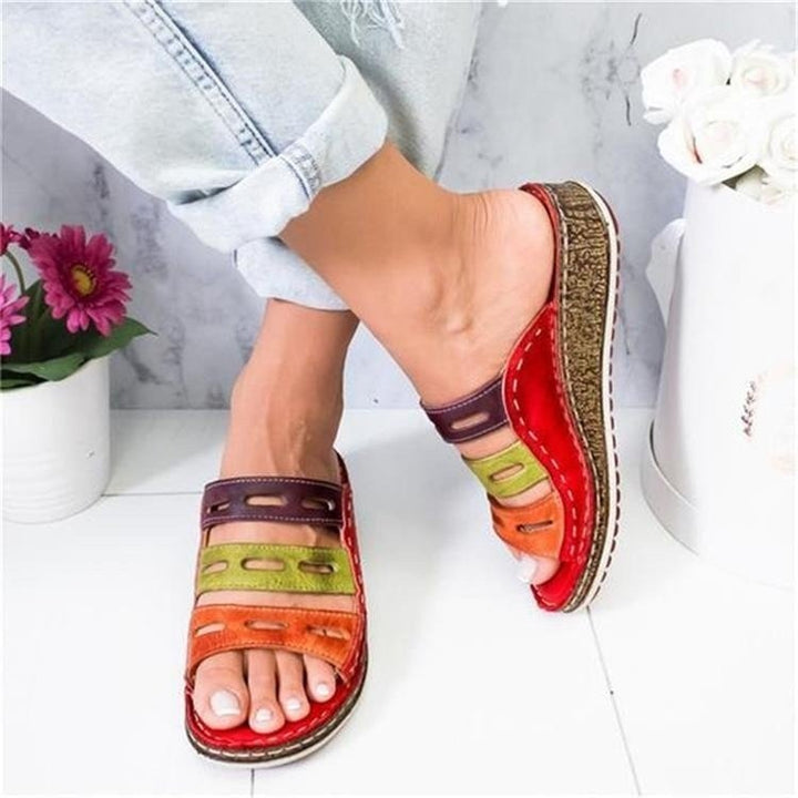 Dame Komfortable Sandaler med innovativt Remdesign Stilla