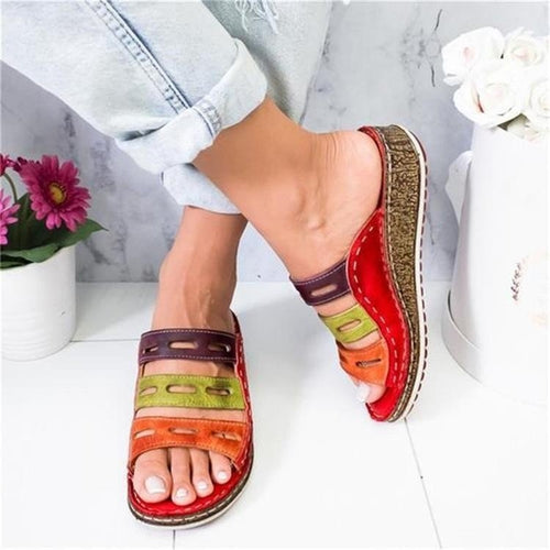 Dame Komfortable Sandaler med innovativt Remdesign Stilla