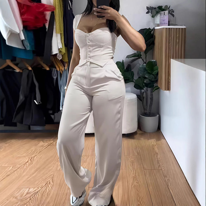 Dame Elegant og figursyet Jumpsuit Skovae
