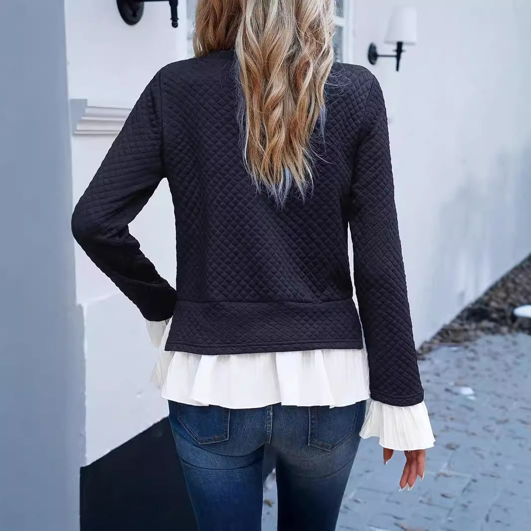 Dame Urban Sweatshirt med volanter Stilla