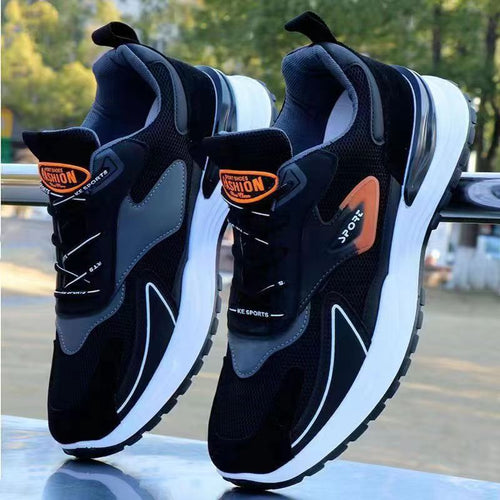 Herrer Åndbare Fritids sneakers med stødabsorberende sål Stilla