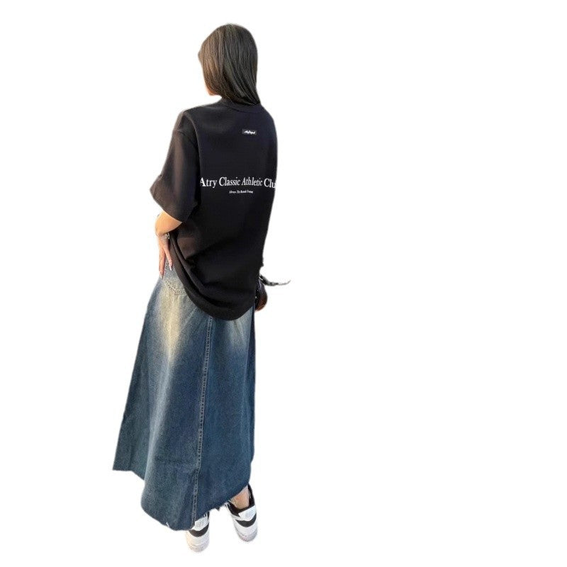 Dame Sports T-shirt med elegant tryk Stilla