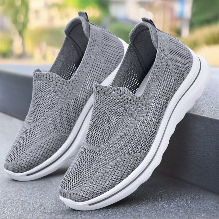 Femme Letvæg Slip-On Sport Sneakers med åndbart strikkemateriale og stødabsorberende sål Stilla